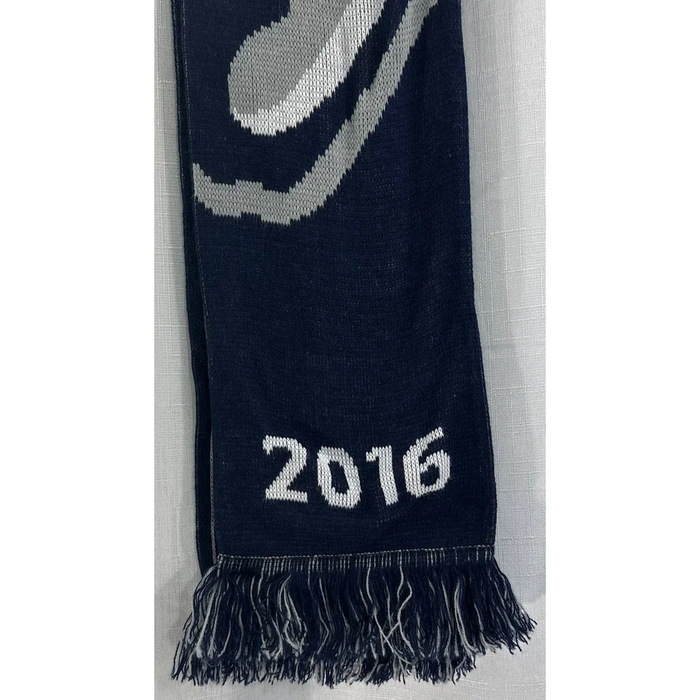 Ruffneck Scarves 2016 Cowboys Navy & Silver Lead the Charge Reversible Scarf